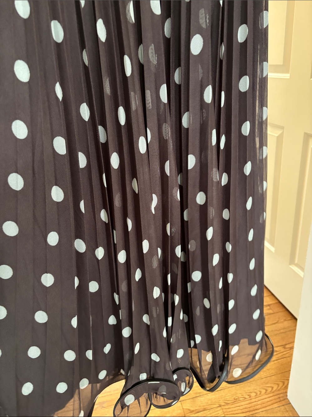 En Saison Brown Polka Dot Maxi Dress Anthropologie - Picture 7 of 9